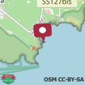Map Torre Spagnola di Capo Galera (o del Lazzaretto)