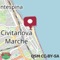 Mappa Tra cielo e mare - Civitanova, appartamento nobiliare fronte mare