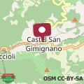 Mappa Tra San Gimignano e Volterra