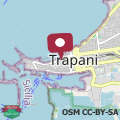 Map Tranquil Trapani Apartment in Historical Centre