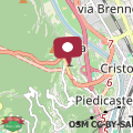 Map Trento panoramic hill house - with free parking