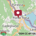 Map Tresa Bay House - Lugano Lake