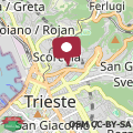 Mapa Trieste center - Reserved Parking & Wi-Fi