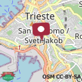 Mapa Trieste Centro Secret Garden