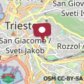 Map Trieste Rooms Donadoni B