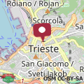 Karte Triestecenter Rooms & Apartments - Colori di Trieste
