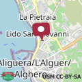 Mapa Trilocale a 150mt da Spiaggia Lido Alghero