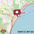 Mapa Trilocale Alassio vicino al mare