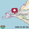 Map Trilocale Carmela in centro a Gallipoli - Apulia Home