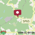 Map Tuscan house with garden and swimming pool
