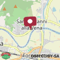 Map Villa in Tuscany with Pool and Olive Grove