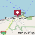 Map Twins Rooms - Rodi Garganico