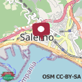 Map Ultra central Salerno vicino alla Stazione e il mare