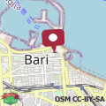 Mapa Una Corte sui tetti di Bari