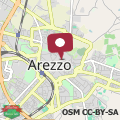 Mapa Urban Center Arezzo