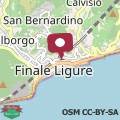 Mapa Vacanze a Finale Ligure