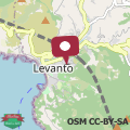 Mapa Vacanze in villa, Levanto
