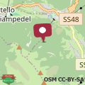 Map VAL DI FASSA CENTRAL HOUSE - Rooms with free parking