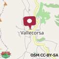 Mapa Vallecorsa city