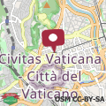 Mapa Vatican Central Residence