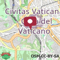 Mapa Vatican flat