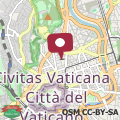 Mapa Vatican Lante Apartment