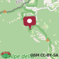 Map Vegan bed and breakfast Colle della luna