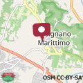 Map Verde Mare apartment Rosignano Marittimo