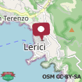 Map Very nice flat in Lerici 5 terre