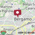 Map Via Garibaldi - Pearl in downtown Bergamo