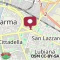 Map ViaEmilia 2 min dal centro, 4 Persone, WIFI, Aria condizionata