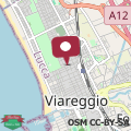 Map Viareggio Roomy Apartment with Balconies