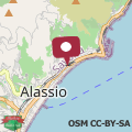 Map Vico Sant Erasmo Alassio