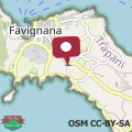 Map Villa a Favignana