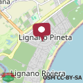 Mappa Villa a Lignano Pineta