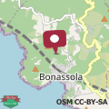 Mapa Villa al Cio, Bonassola