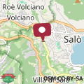 Map Villa Alberti 900m from Garda lake - Happy Rentals