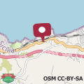 Map Villa Aloe di Calanica Cefalù