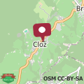 Karte Villa Azzurra, Cloz Ospitar