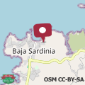 Map Villa Baja Sardinia