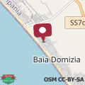 Mapa Villa Bianca Baia Domizia