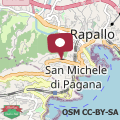 Map Villa Bianca luxury property in Rapallo