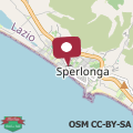 Map Villa Carla sul mare Sperlonga