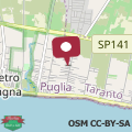 Map Villa Carmela a San Pietro in Bevagna (TA)