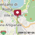 Map Villa Castelli Romani