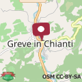 Mappa villa centro Greve in Chianti