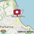 Map Villa Cetti a Mondello
