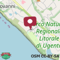 Mappa Villa con giardino privato, Salento Lido Fontanelle
