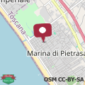 Map Villa D Erna Marina di Pietrasanta