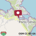 Karte Villa dei Sogni Marina di Porto Cervo